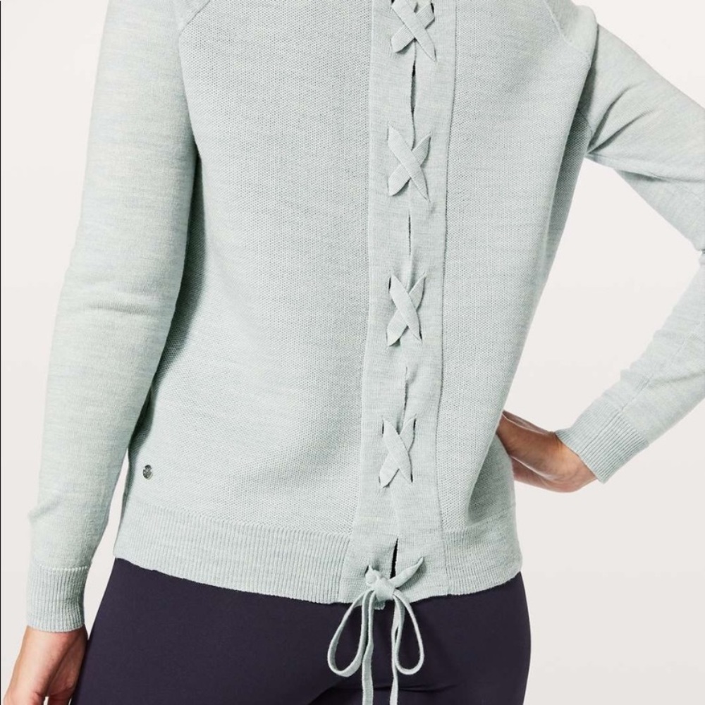 Lululemon Tied To You Merino Wool Sweater